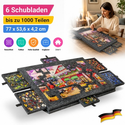 Puzzlebrett kippbar schubladen - kippbar,