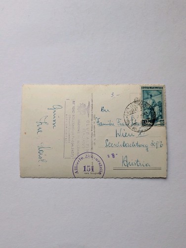 Italien karte 1952 - karte,