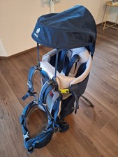 Deuter Kid Comfort 3 III Kraxe Kindertrage, Blau Grau
