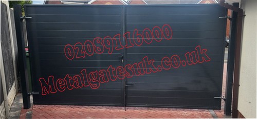 Aluminiumtor doppelfalttore - /,