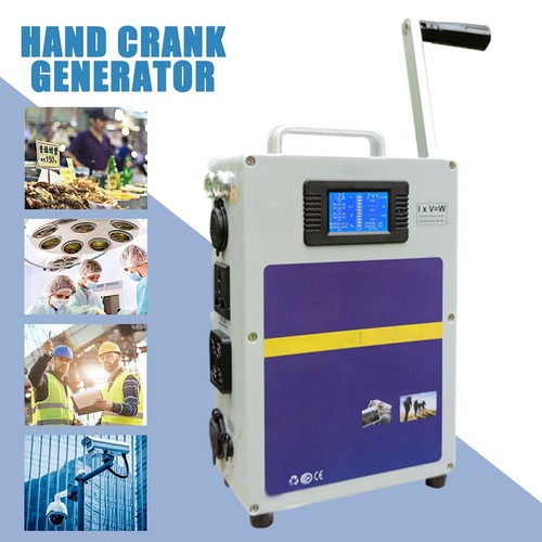 Outdoor hand kurbel - hand, generator
