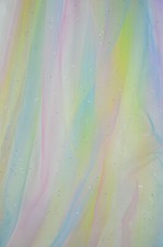 pastelliger Tüll Streifen in