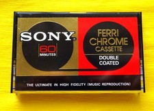 1x SONY FERRI CHROME C-60 FeCr
