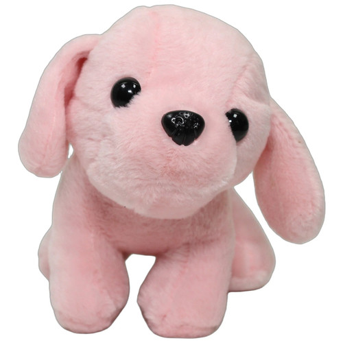 Rosa hund kuscheltier - rosa,
