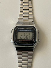 Casio Armbanduhr, silber, Zustand gut - Unisex