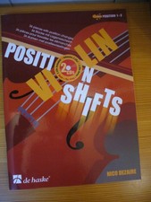 Noten Buch POSITION SHIFTS N. Dezaire, Übungen für Geige / Violine,  2 Audio-CDs