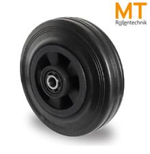 Rad Ø 80-200 mm – Ersatzrad Schwerlastrad PP Gummi - mit Schraube & Buchse Rolle