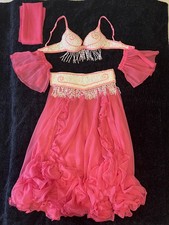 Handgefertigtes rosa-weißes