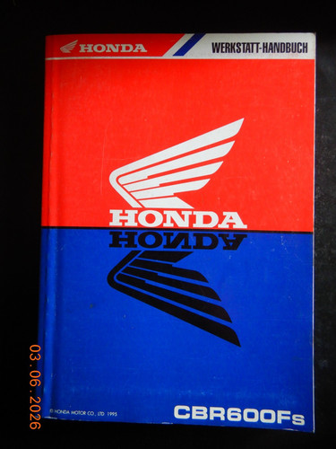 Werkstatthandbuch honda cbr600 - werkstatthandbuch,