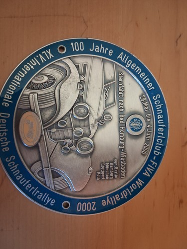 Emaille auto plakette 100 - emaille,