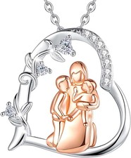 Sterling Silber Halskette Herz
