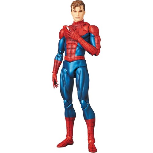 Mafex 075 spider man - figur,