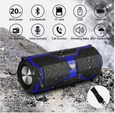 Tragbarer Wireless Bluetooth Lautsprecher Subwoofer SD Musicbox Stereo Bass