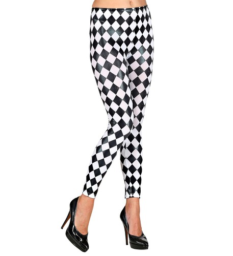 Leggings rauten clown pierrot - leggings,