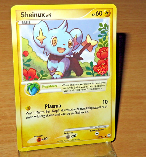 Pokemon karte sheinux 98 123 - /,