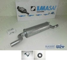 IMASAF ESD Auspuff Endtopf+Anbauteile für BMW 5er E12 520-6+525+528 1973-1981
