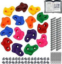 ALPIDEX Kinder Klettergriffe für Kletterwand belastbar bis 200 kg (15 Stk.)