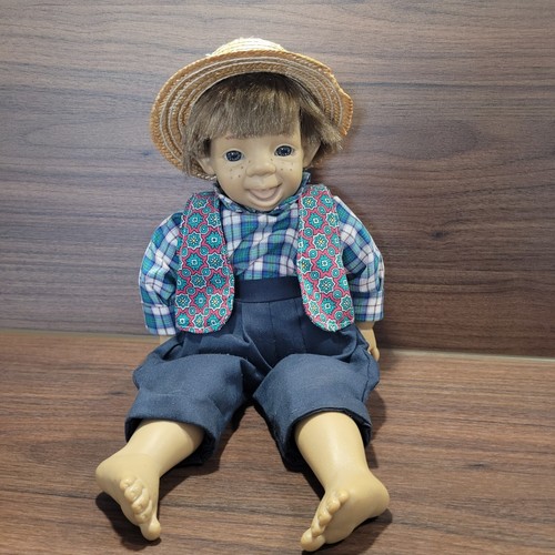 Puppe junge mit strohhut - junge,