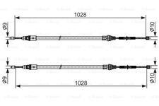 BOSCH Bremsseil 1 987 482 423