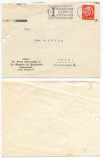 130310 - Beleg Justizrat Dr. Georg Schumacher II - Werbestempel Bonn 27.1.1936