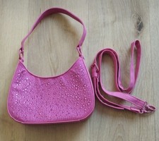 Handtasche Pink Strass Steine Primark
