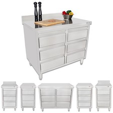 Arbeitsschrank Schubladenschrank Schrank Gastro Gastronomie Edelstahl Beeketal