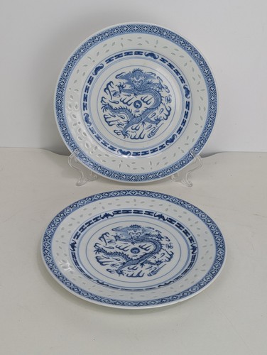 Paar vintage jingdezhen - paar, 8"