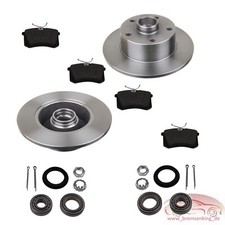 Audi A4 B5 Scheiben mit Beläge + 2x Radlager HINTEN Hinterachse*