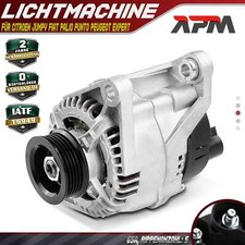 Lichtmaschine Generator 65A für Citroën Jumpy Fiat Palio Punto Peugeot Expert