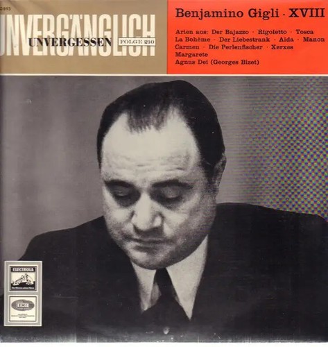 Benjamino gigli xviii - benjamino,