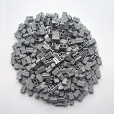 LEGO Mauersteine 1x2 Hellgrau