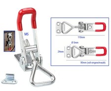 1Stück M5 Spannverschluss Spann Verschluss Verschluß für Holzkiste etc.