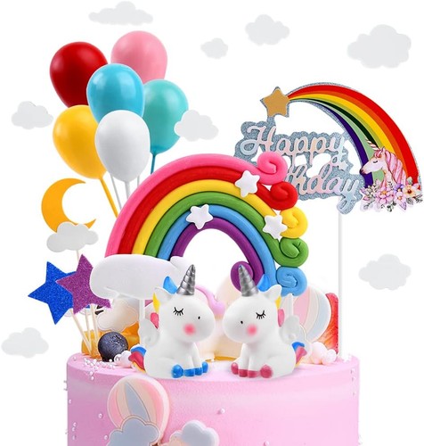 Einhorn tortendeko geburtstag - einhorn,