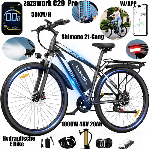 29zoll 1000w elektrofahrrad - 1000w,