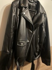 H&M Kunstlederjacke Bikerjacke