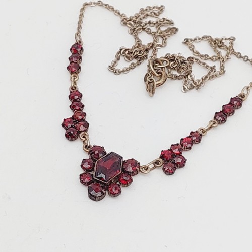 Antikes granat collier kette - antikes,