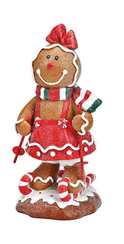 Lebkuchen skifahrer figur - skifahrer,