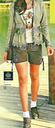 Almenrausch lederhose hose - lederhose,