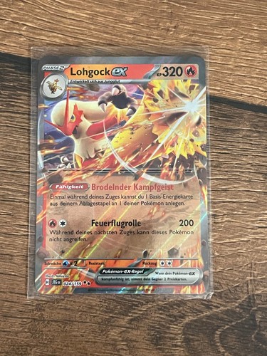 Pokemon jtg 024 159 lohgock - pokemon, ex