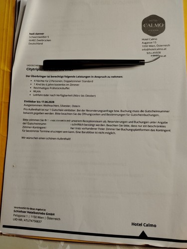 Reisegutschein tage wien - reisegutschein,