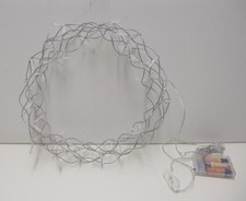 LED Kranz Metall Hängekranz Tischdekoration Top Zustand wie NEU !