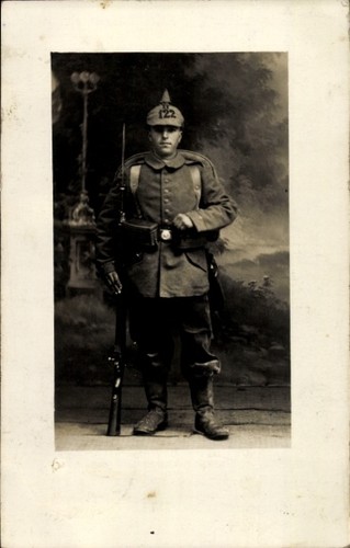 Foto deutscher soldat - foto, ak