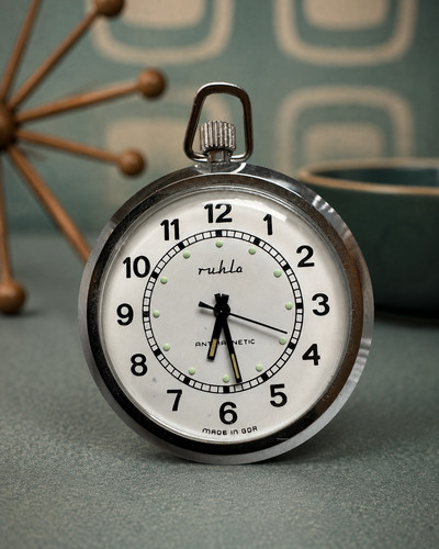 Ruhla vintage taschenuhr - vintage, made