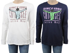 Doppelpack Chiemsee Herren Langarmshirt Gr. L - XXL weiß und blau Shirt langarm