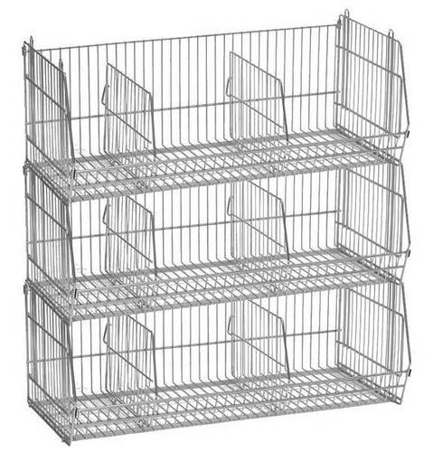 Stapelkorb metall - 4x,