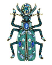 Brosche - Käfer - Luxus -