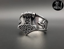 Ring Thors Hammer Edelstahl