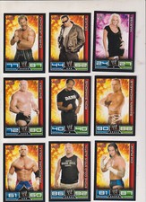 9 verschiedene Karten Topps