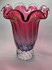 schwere Bohemia Kristall Glas