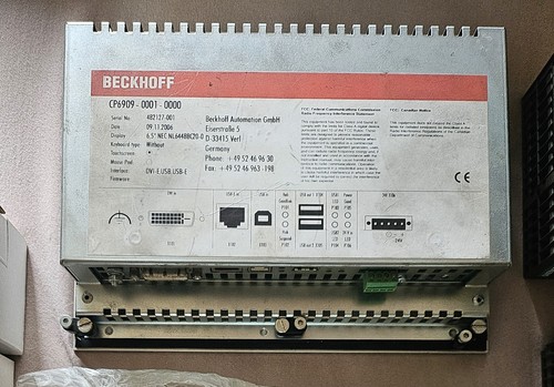 Beckhoff paneel 6909 0001 - paneel,